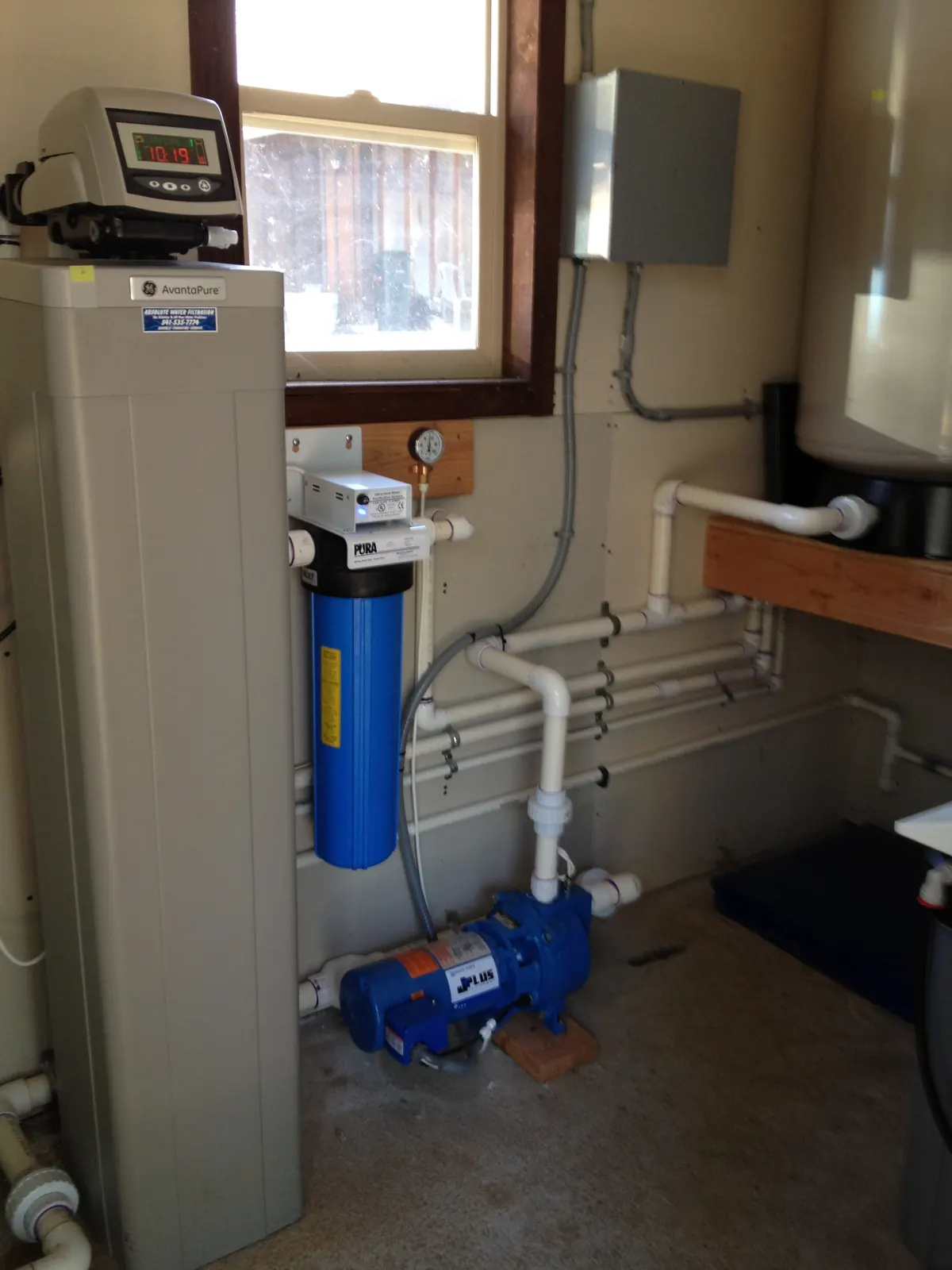 Booster pump and UV polish on an H2S-prone well.